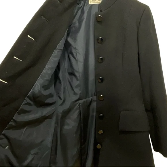 Vintage John Anthony Navy Blue Jacket & Skirt Suit - Picture 5 of 16